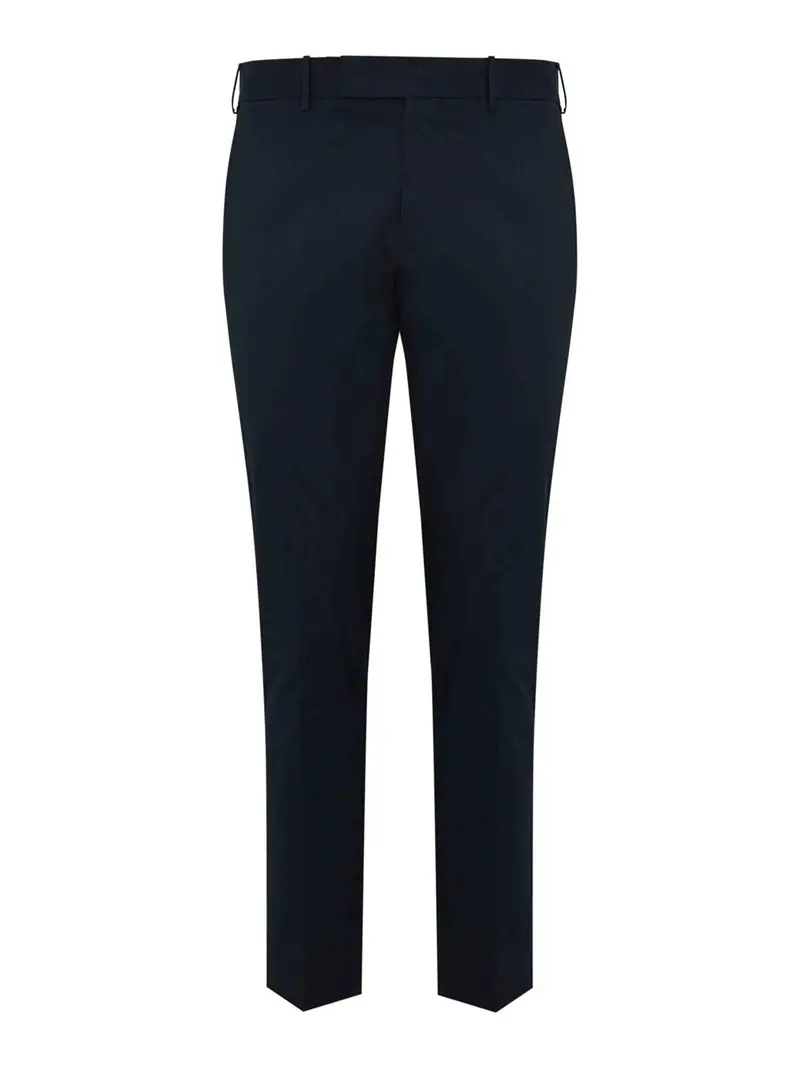 Pantaloni ribelli in twill elasticizzato Blu