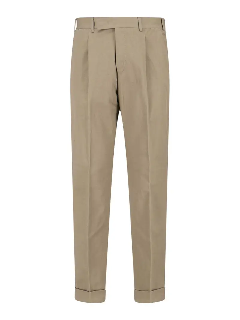 Pantaloni Sartoriali Beige