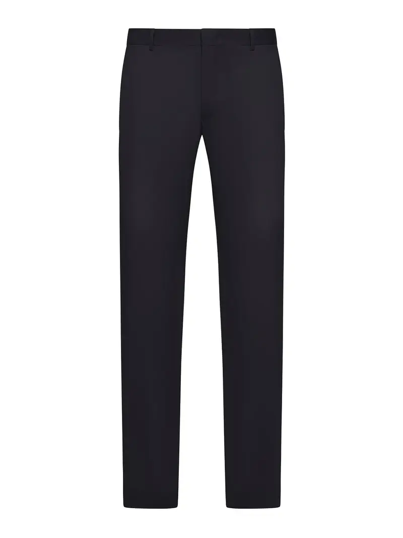 Pantaloni sartoriali in misto cotone Nero
