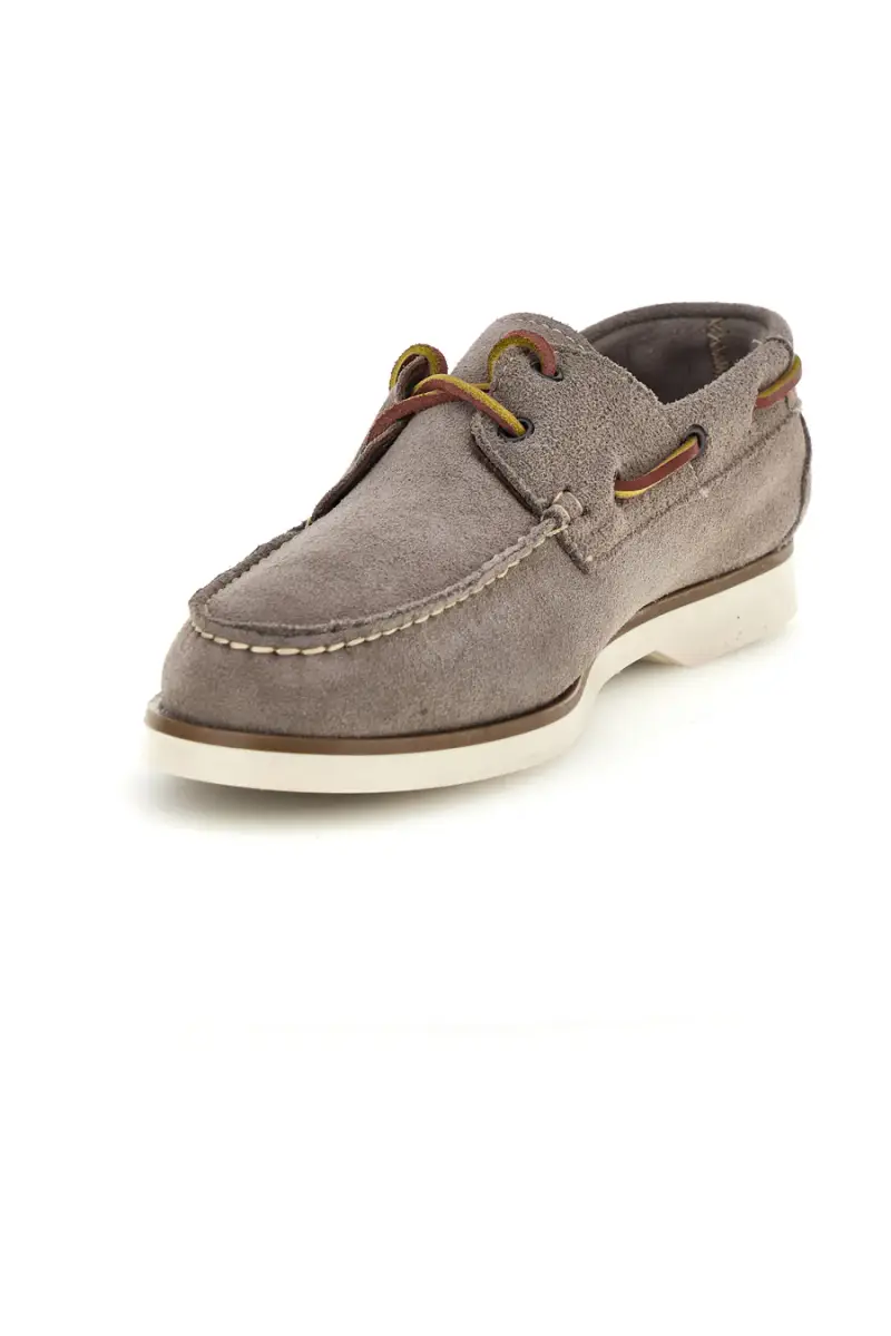 Mocassini beige in vera pelle Ptr 10 [TORTORA] miniatura 4