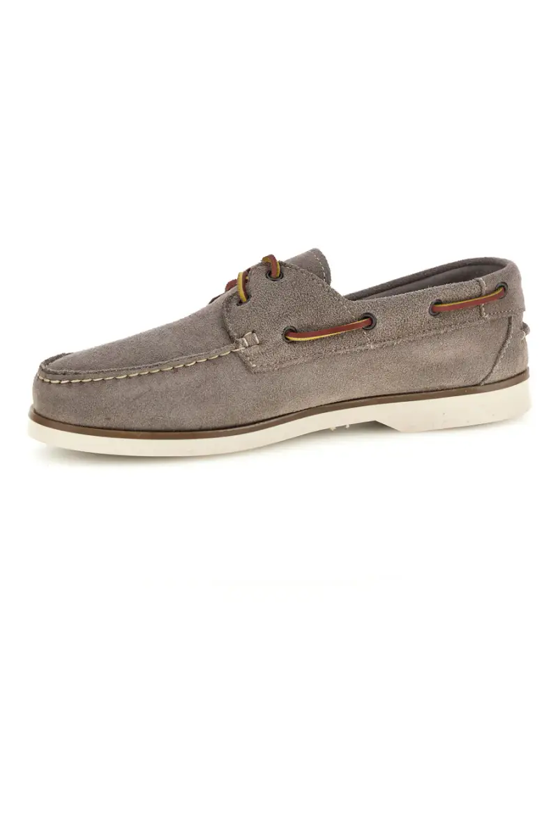 Mocassini beige in vera pelle Ptr 10 [TORTORA] miniatura 5