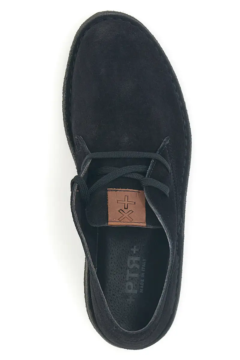 Polacchini neri in pelle scamosciata PTR 2902 [NERO] miniatura 3