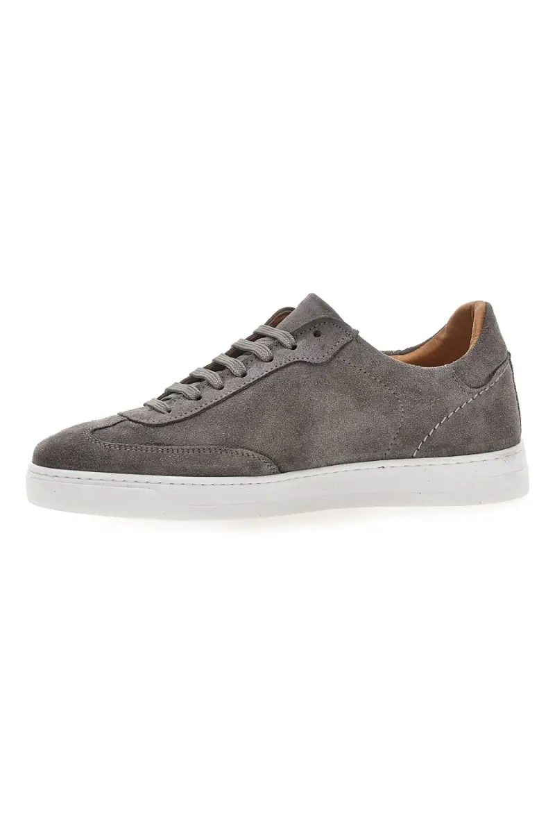 Sneakers da uomo grigio in pelle Ptr 3001 [GRIGIO SCURO] miniatura 4