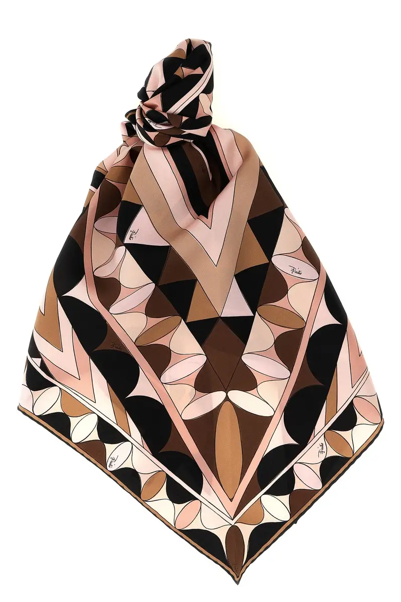 Sciarpa Triangolo Rosa