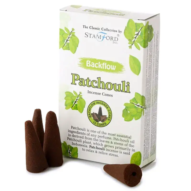 Coni d incenso Backflow - patchouli 37428 Puckator Stamford