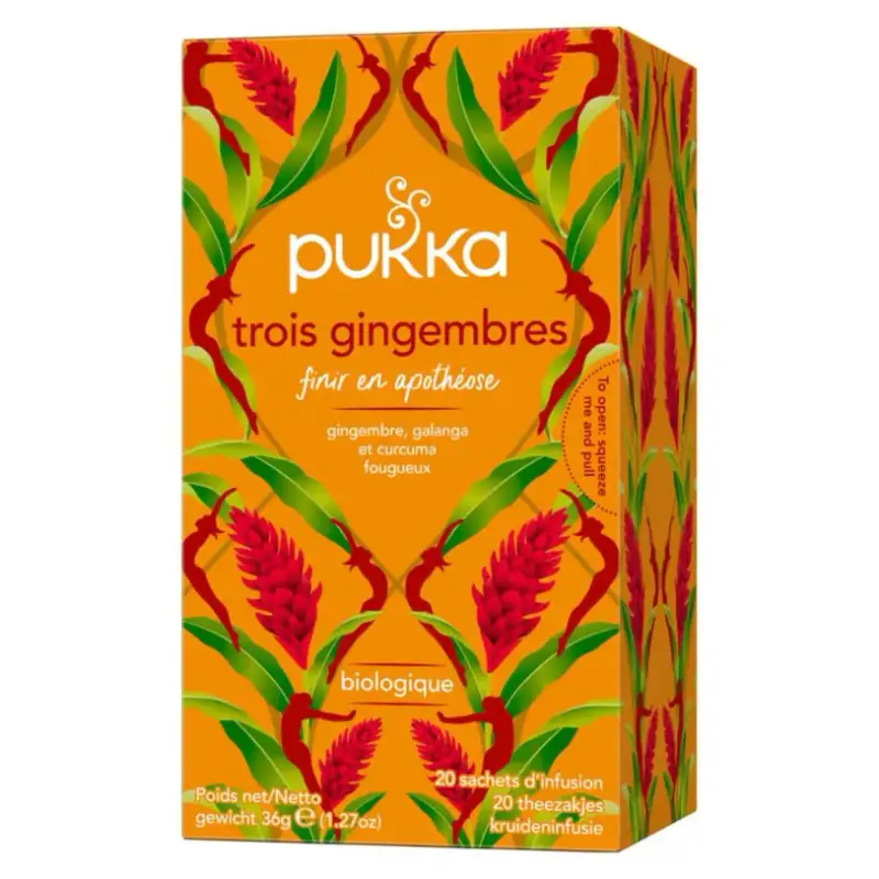 Tisana Tre Zenzero Bio - Infuso 20 bustine