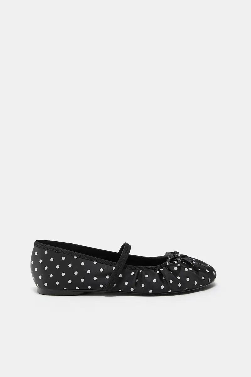 Pull&Bear Ballerine Nero 4291929 miniatura 2