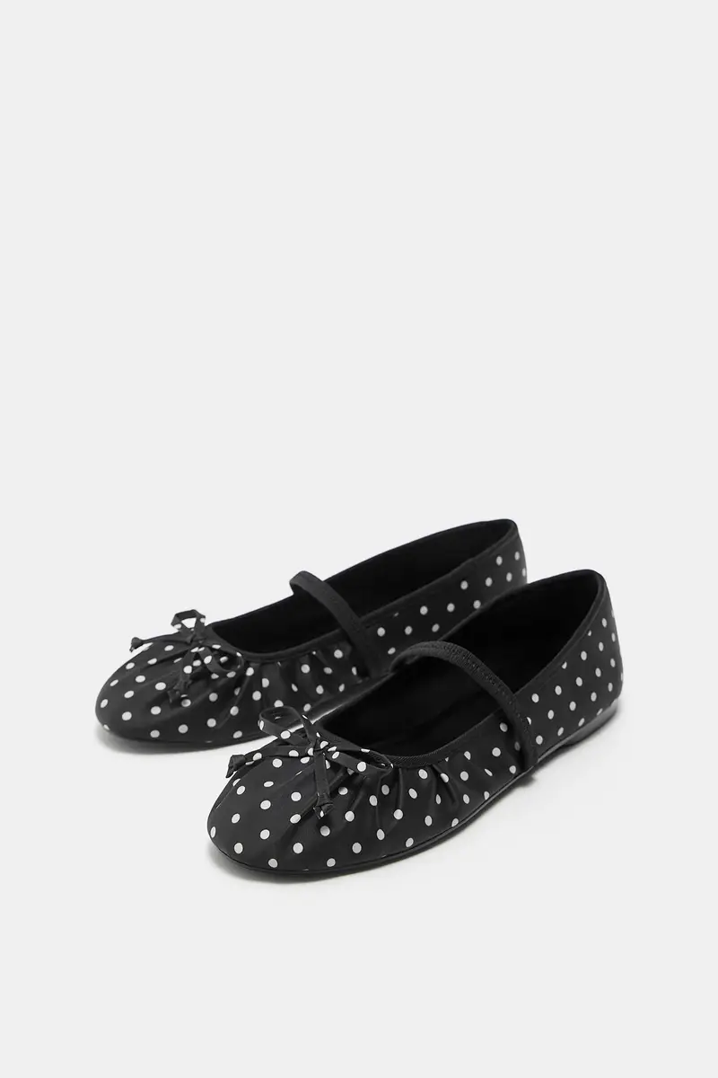 Pull&Bear Ballerine Nero 4291929 miniatura 3