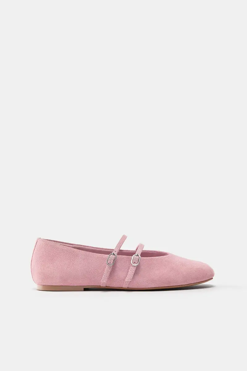 Pull&Bear Ballerine Rosa 4336391 miniatura 2