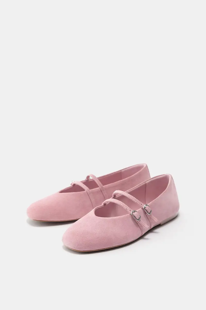 Pull&Bear Ballerine Rosa 4336391 miniatura 3