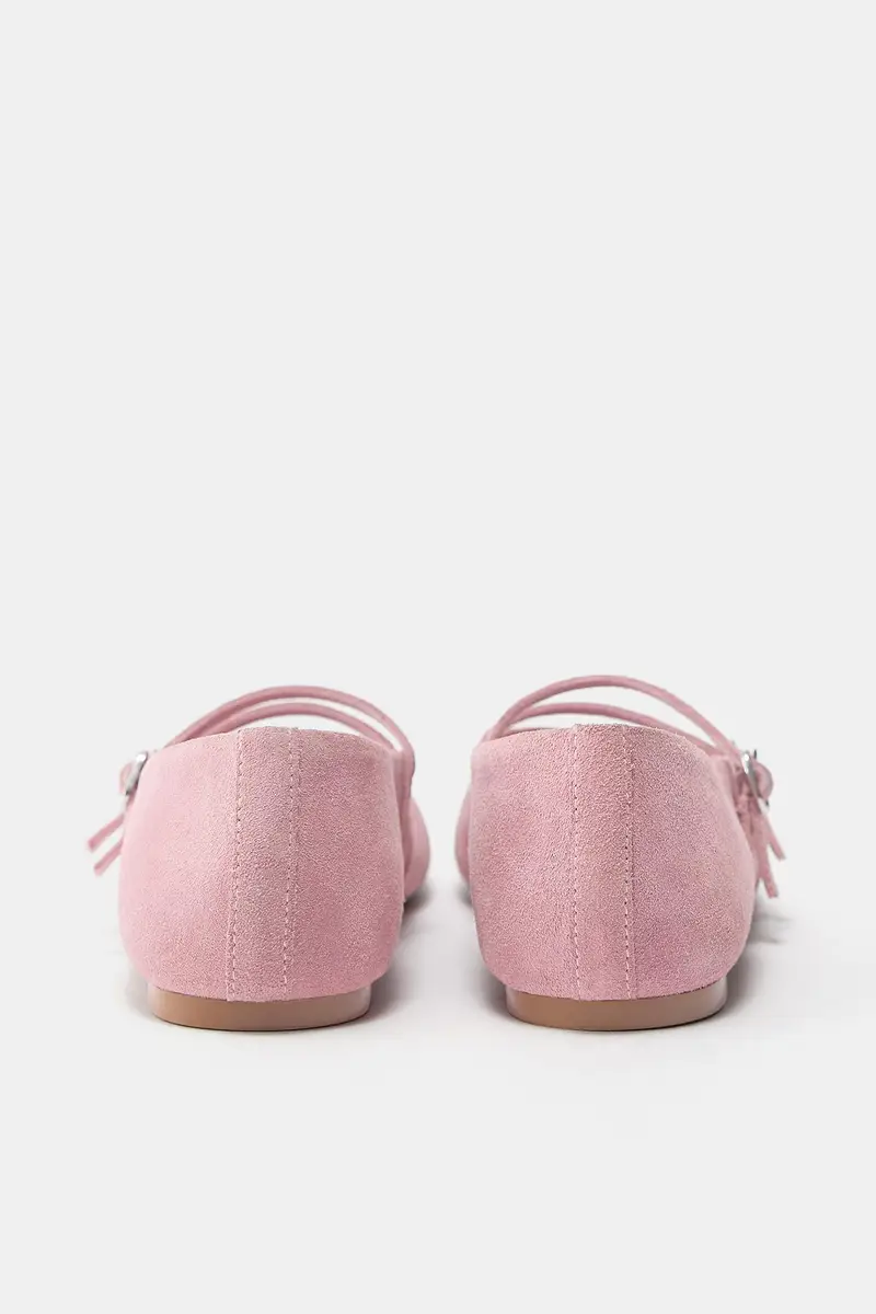Pull&Bear Ballerine Rosa 4261340 miniatura 3