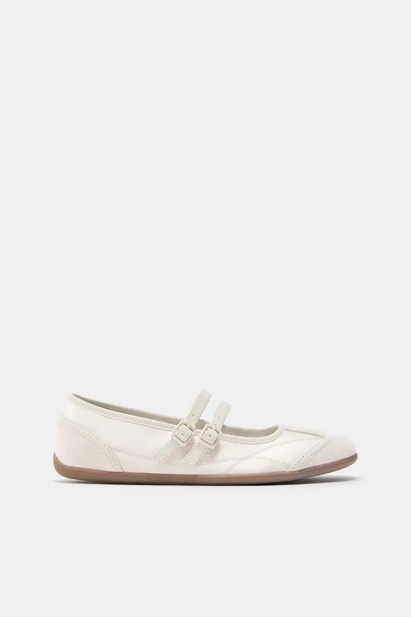 Pull&Bear Ballerine Beige 4236065 miniatura 2