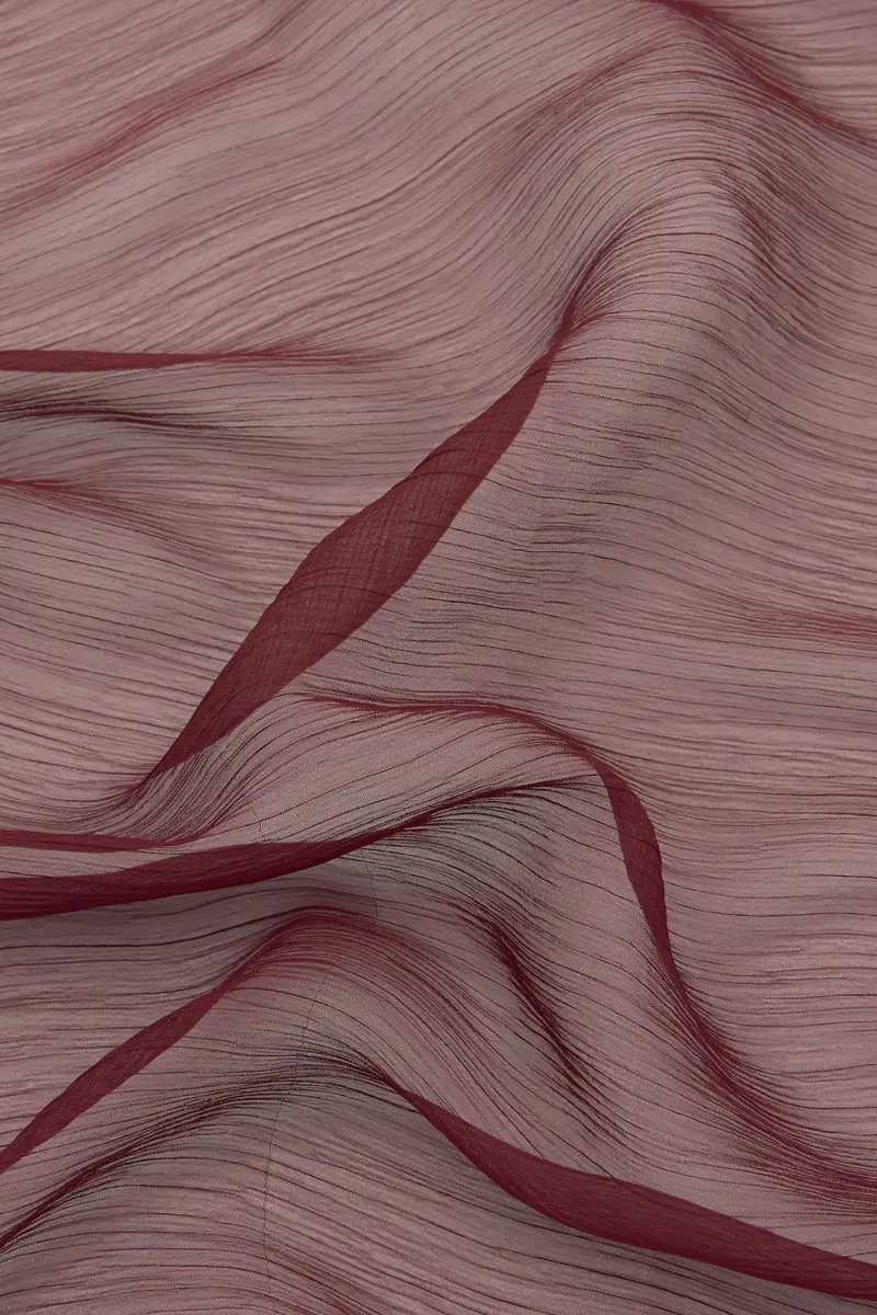 Bandana Effetto Garza Granata chiaro miniatura 3