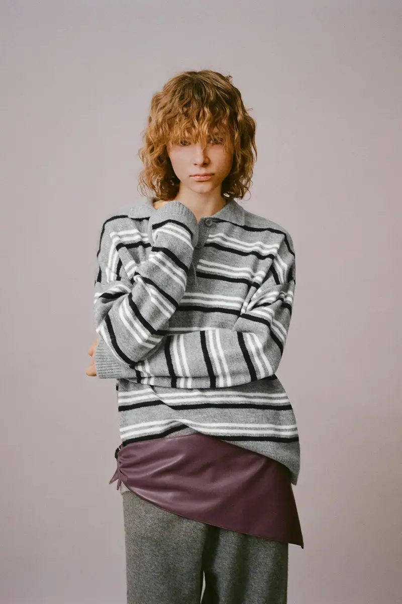 Bandana Finta Pelle Burgundy miniatura 2