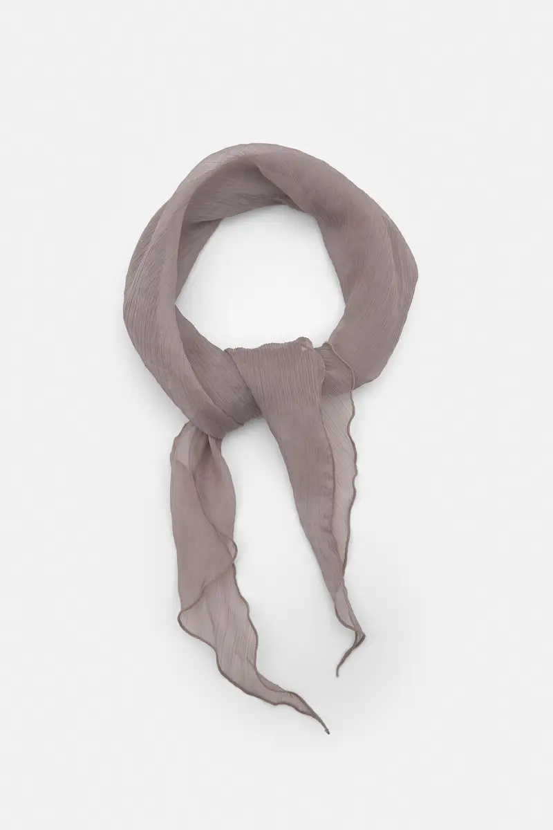 Bandana In Garza Grigio miniatura 3