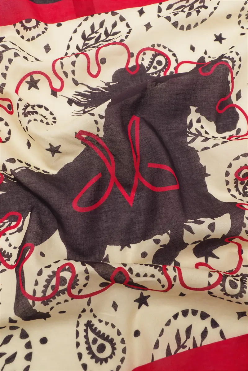 Bandana Montserrat Messeguer Marrone miniatura 2