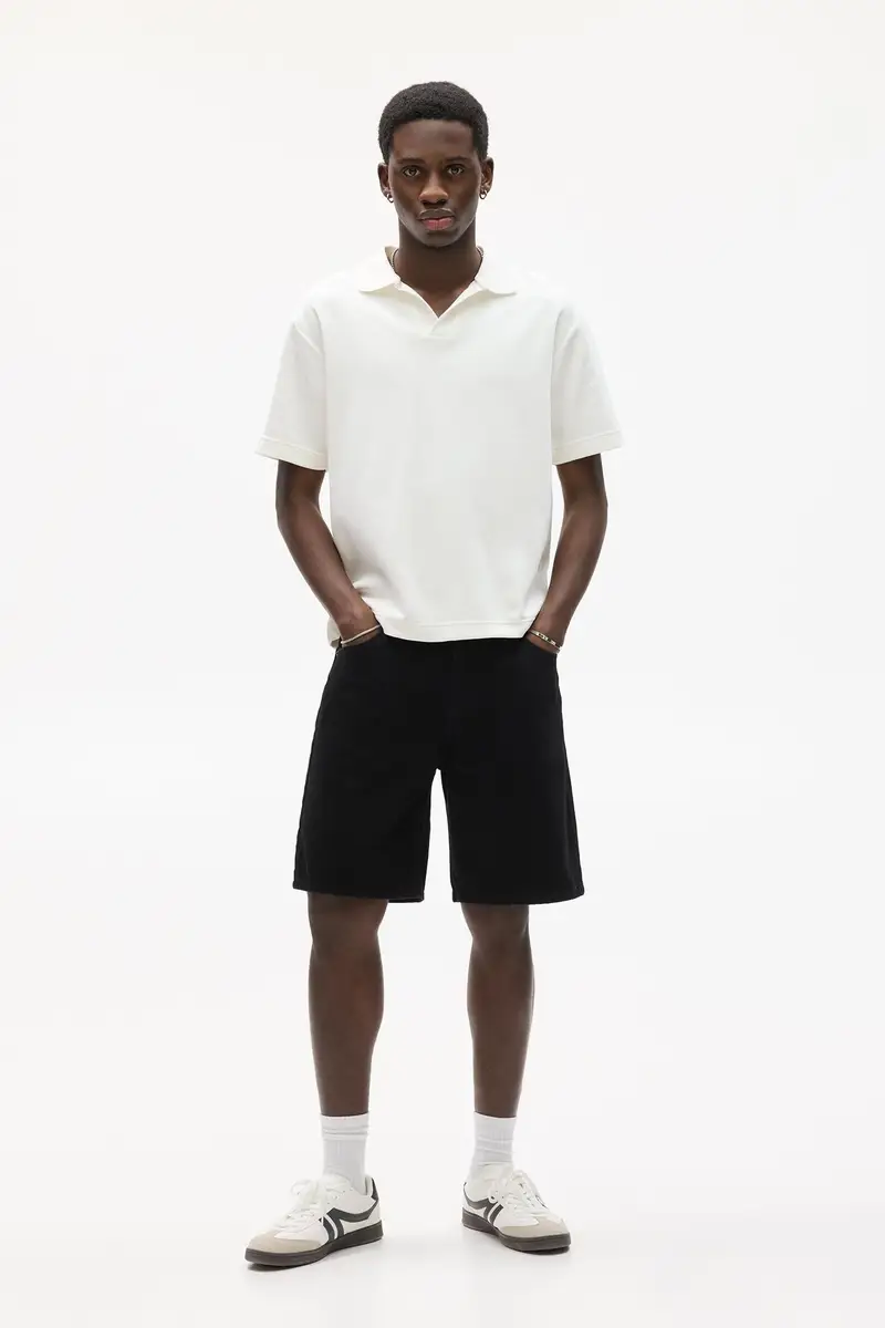 Pull&Bear Bermuda Nero 3937405