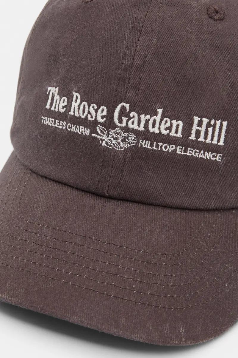 Berretto Marrone Ricamato miniatura 3