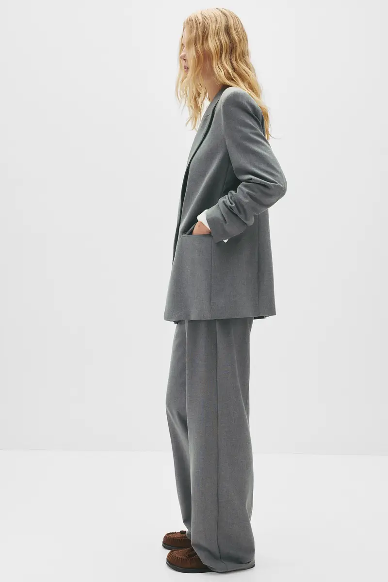 Pull&Bear Blazer Grigio 4113467 miniatura 3