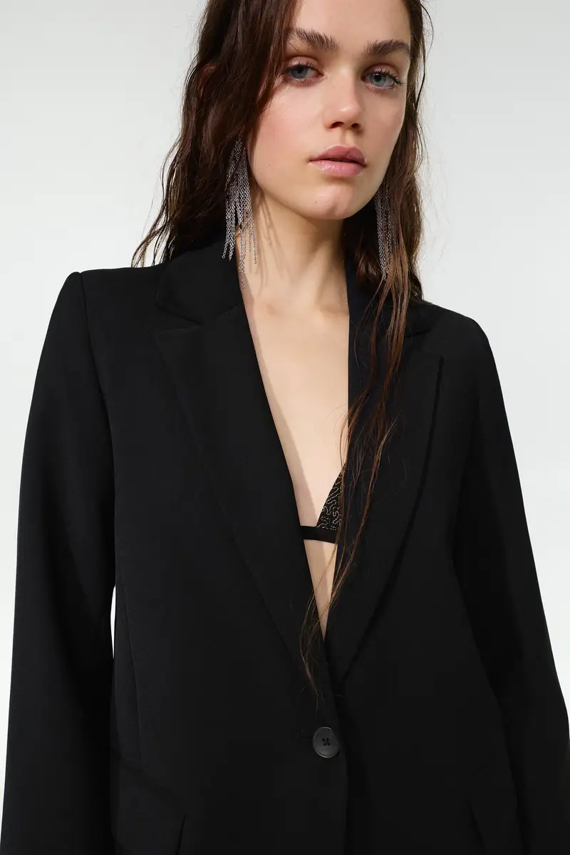 Pull&Bear Blazer Nero 3934209 miniatura 3