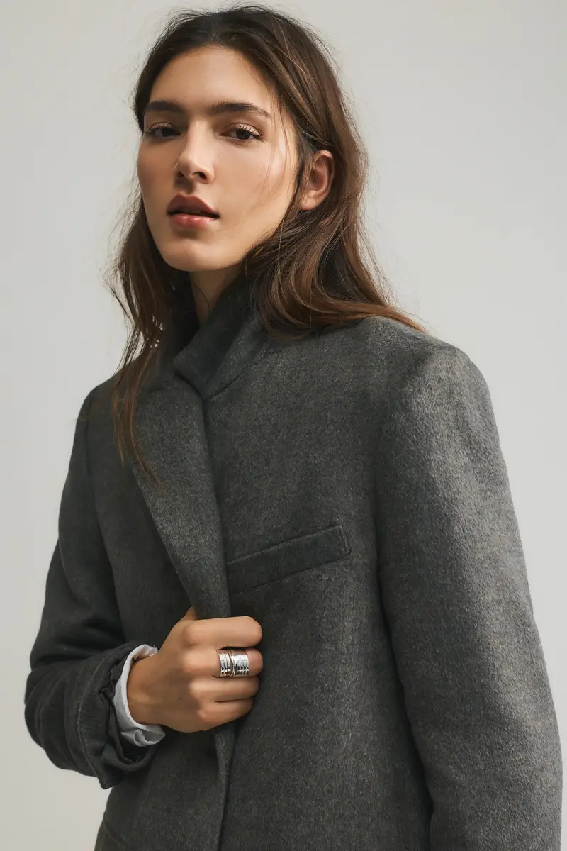 Pull&Bear Blazer Marrone 3937415 miniatura 3