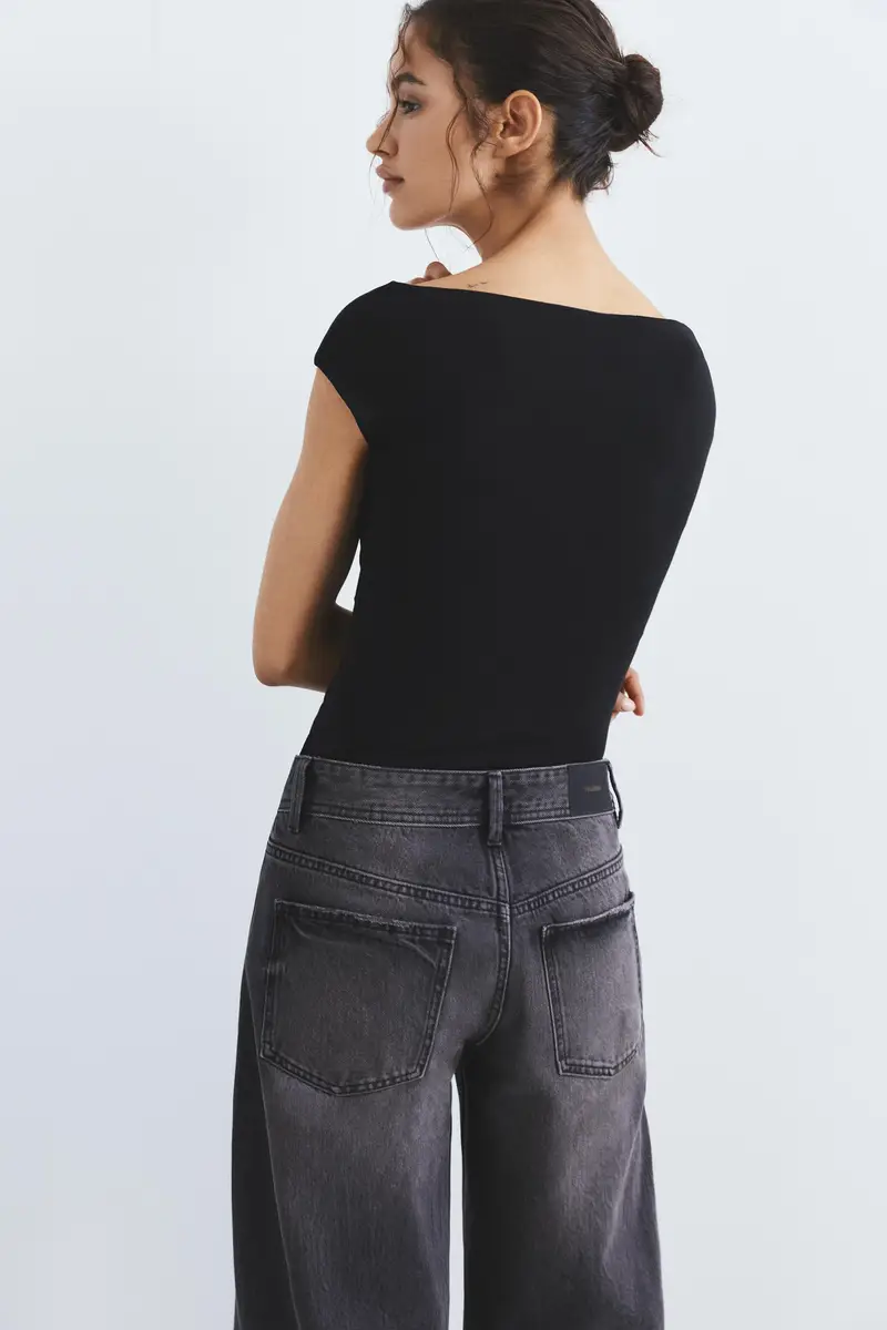 Pull&Bear Body Nero 4235959 miniatura 3