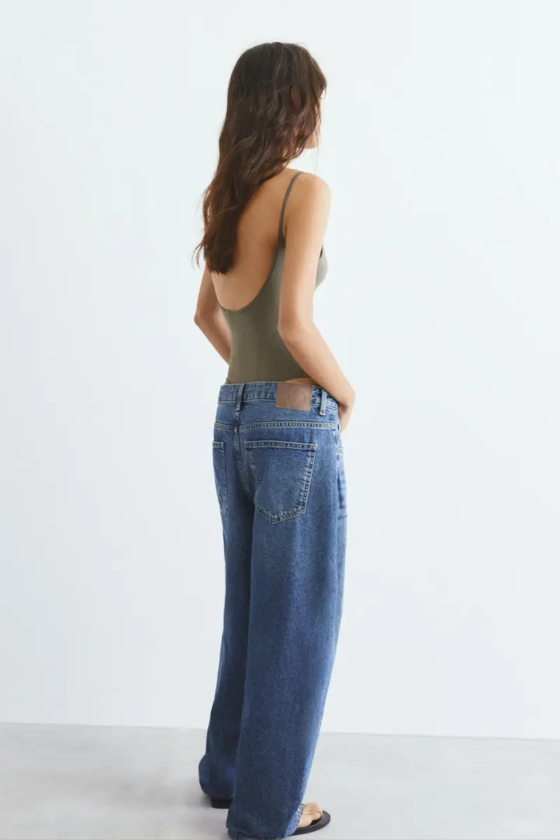 Body Spalline Sottili Poliammide Verde miniatura 2