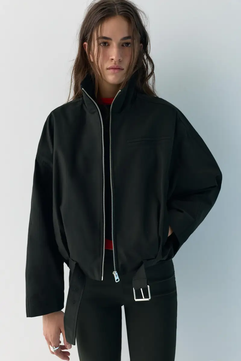 Bomber A Palloncino Nero miniatura 2