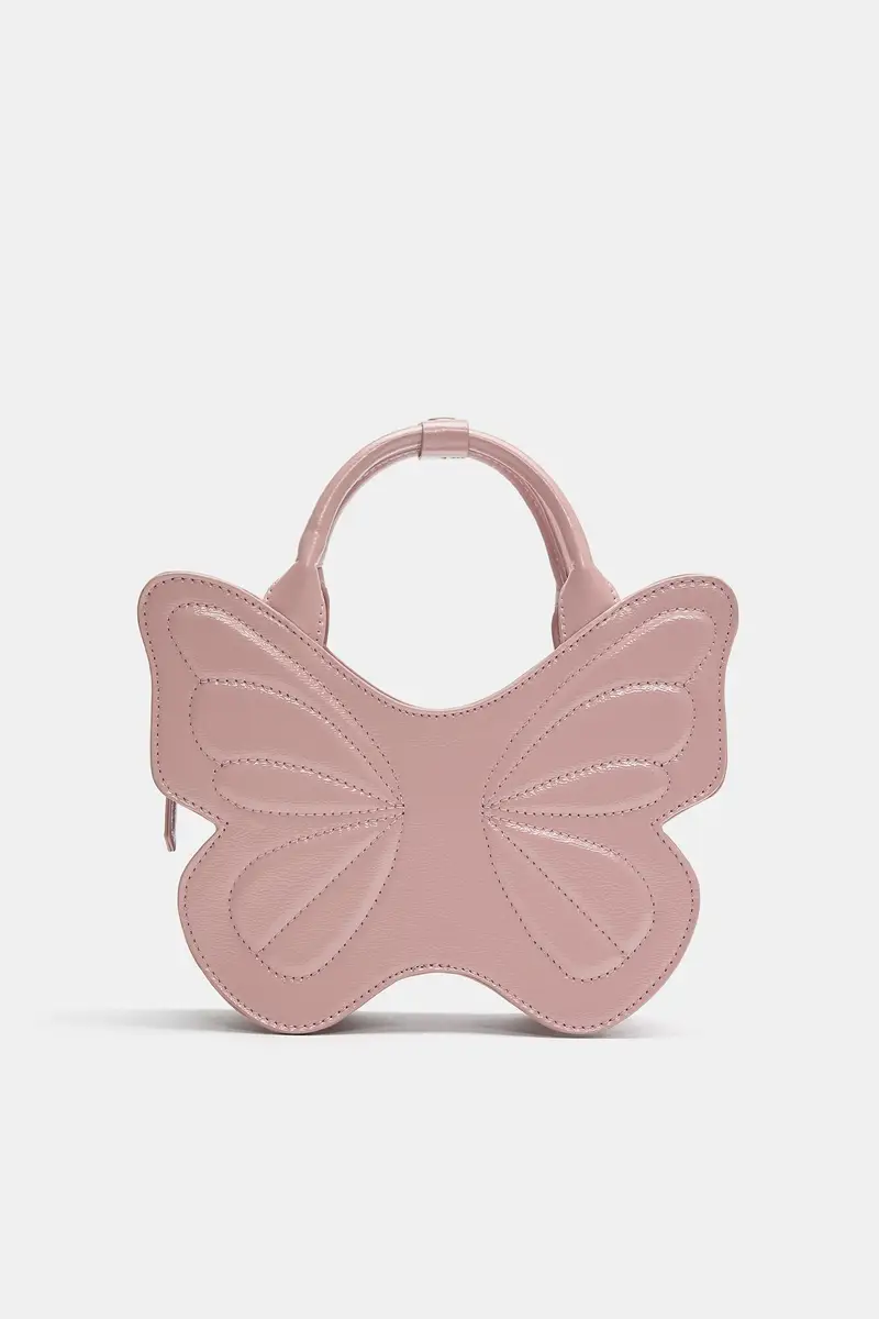 Borsa A Farfalla Rosa miniatura 2