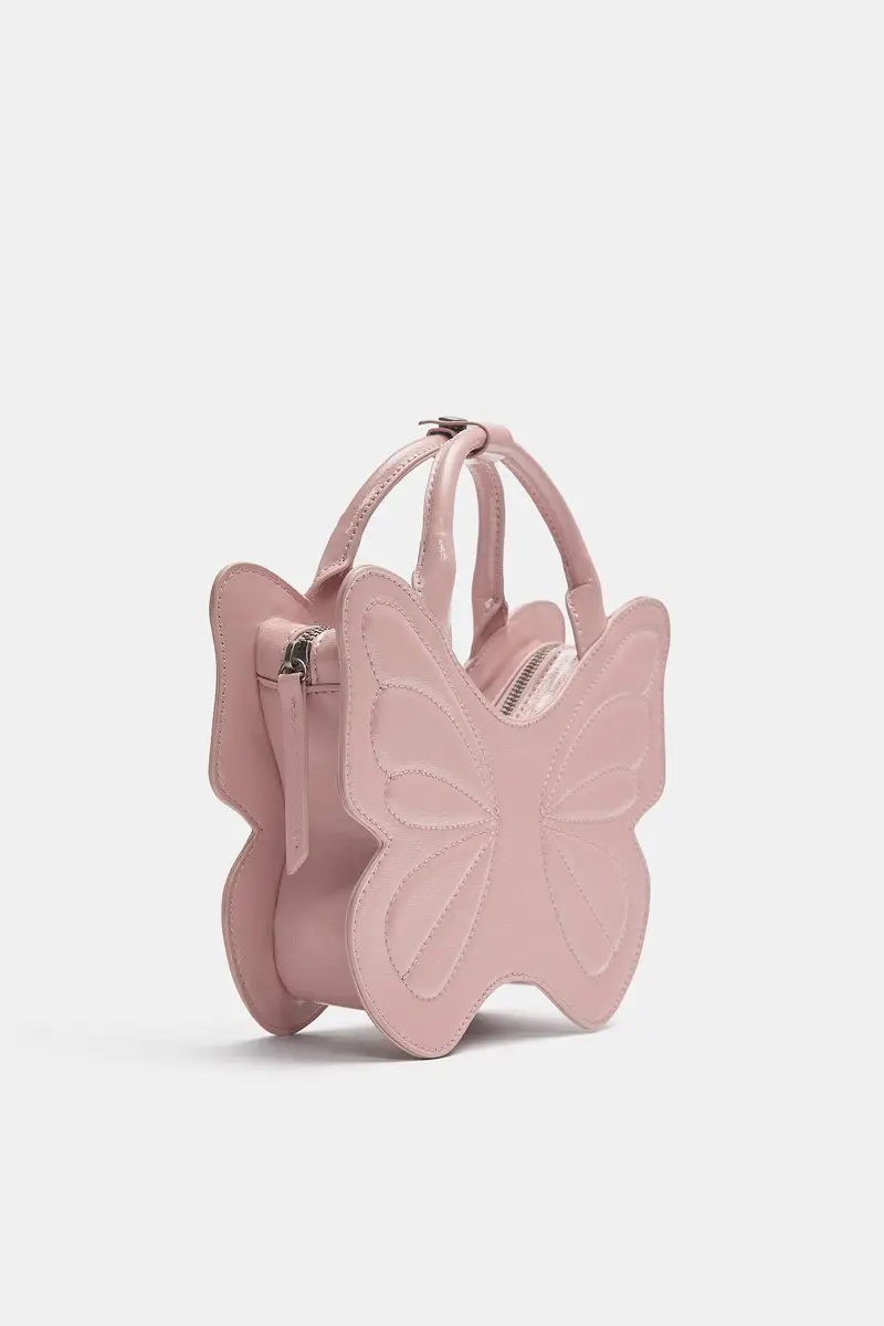 Borsa A Farfalla Rosa miniatura 3