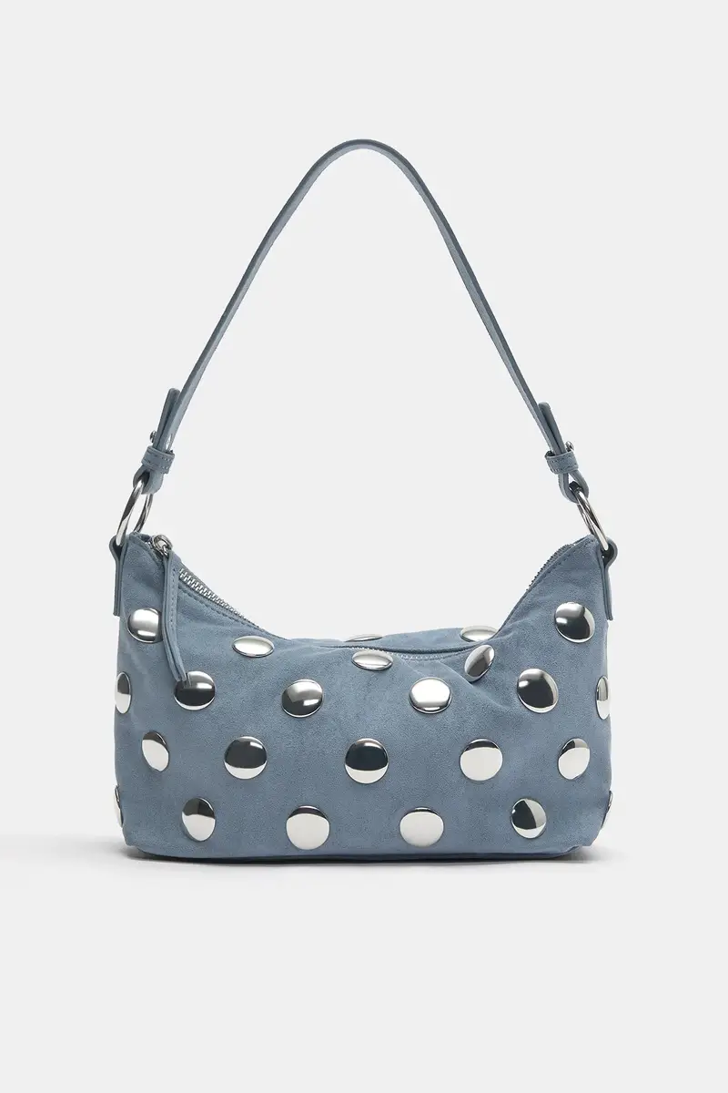 Pull&Bear Borsa a spalla Azzurro 4206007 miniatura 2