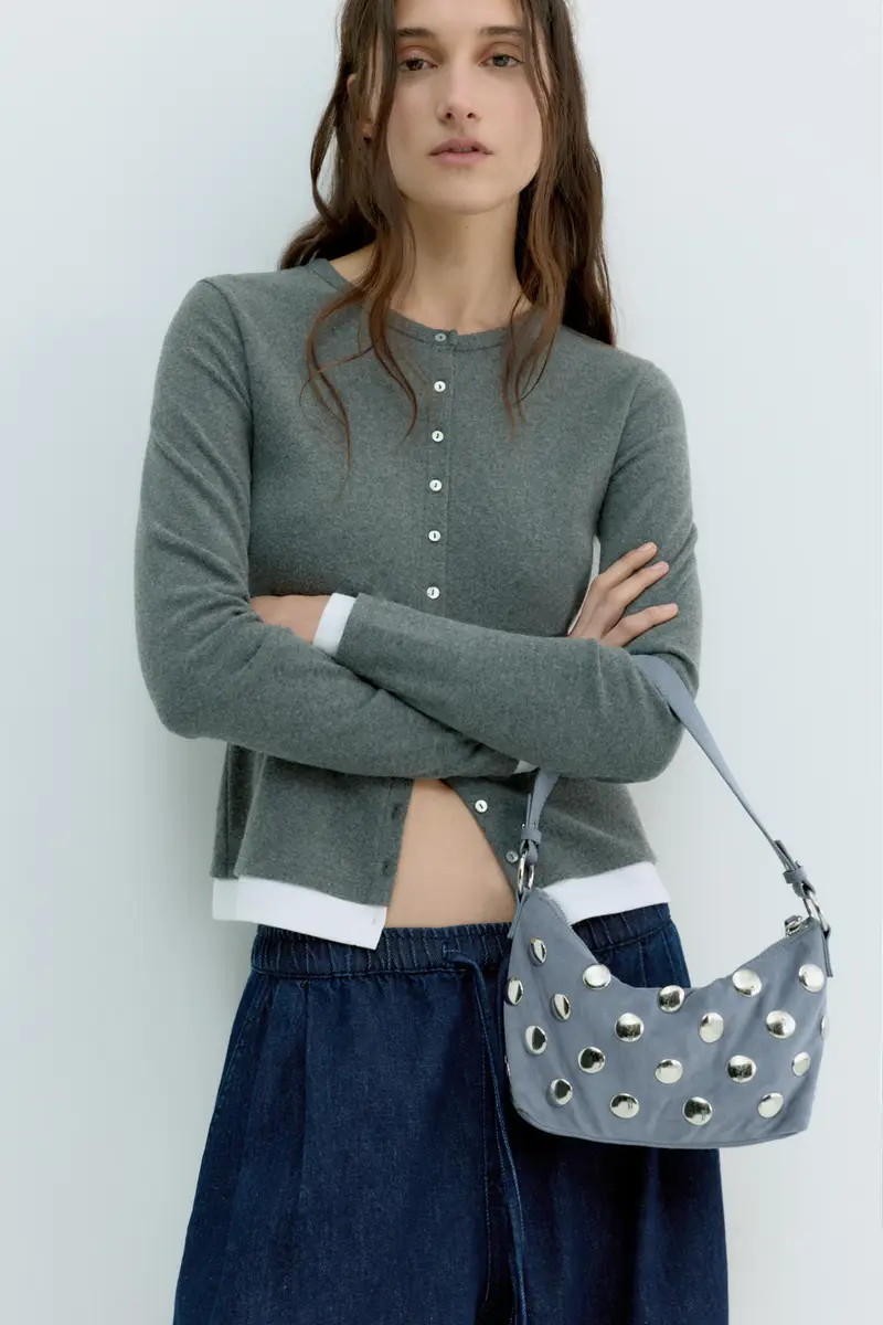 Pull&Bear Borsa a spalla Azzurro 4206007