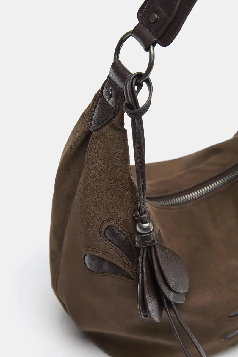 Pull&Bear Borsa a spalla Marrone 4174157 miniatura 3