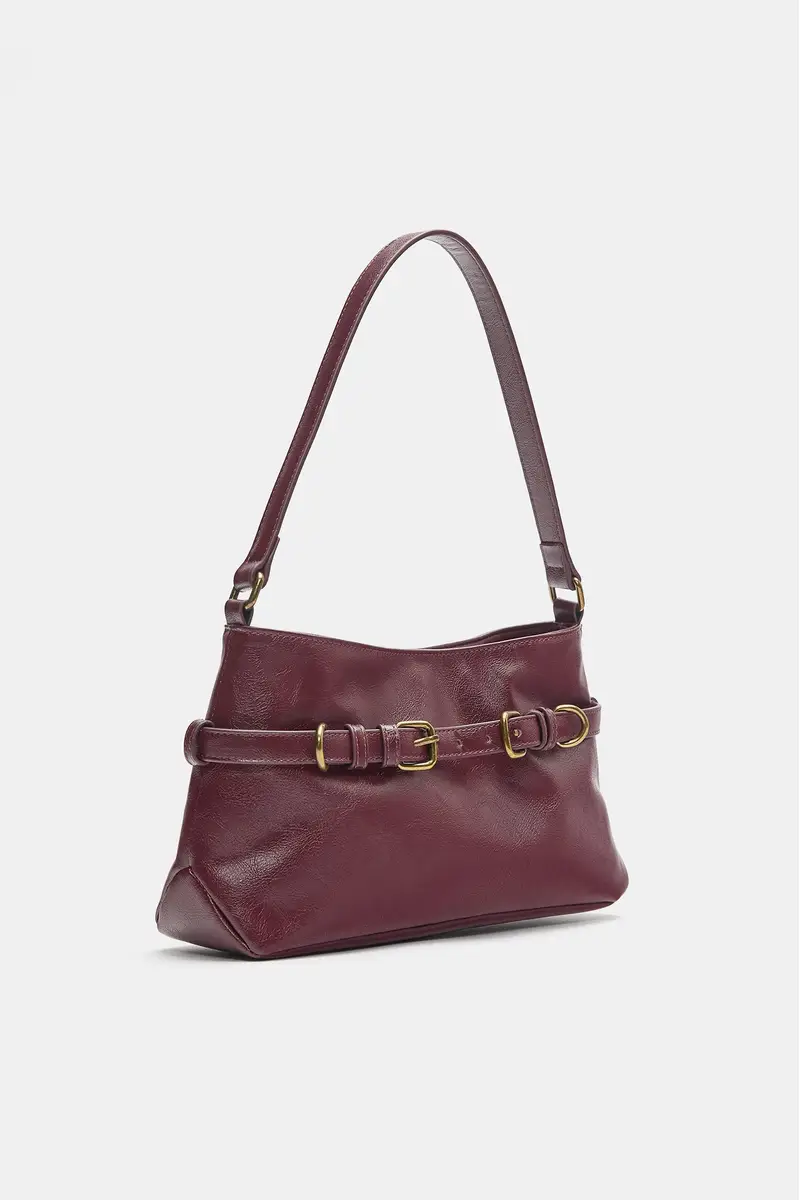 Pull&Bear Borsa a spalla Bordeaux 4164946 miniatura 3