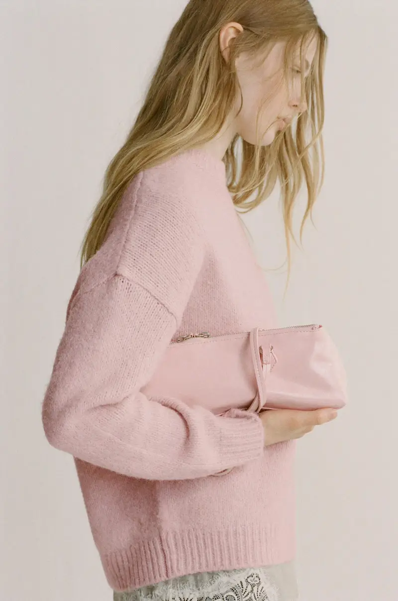 Pull&Bear Borsa a spalla Rosa 4236086