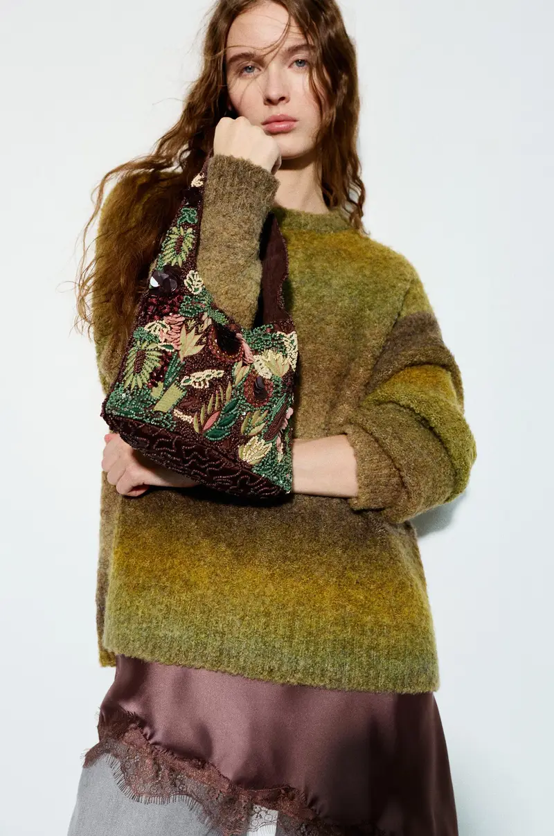 Pull&Bear Borsa a spalla Marrone 3991227