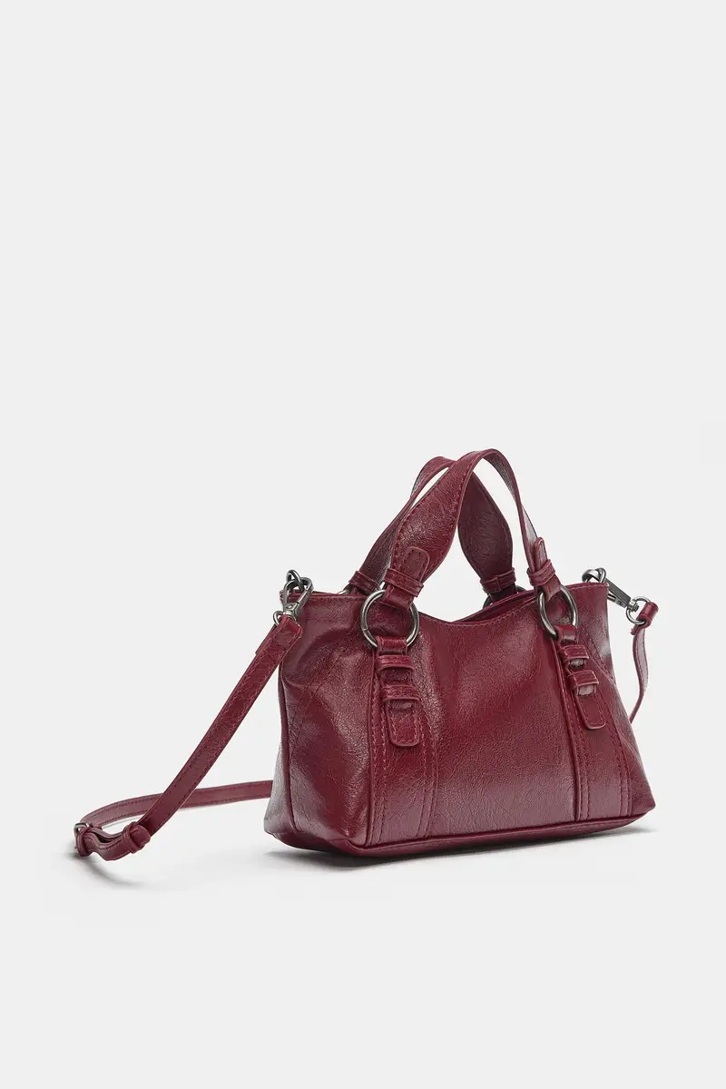 Pull&Bear Borsa a tracolla Bordeaux 3850713 miniatura 2