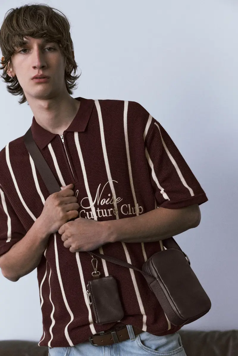 Borsa A Tracolla Portamonete Marrone