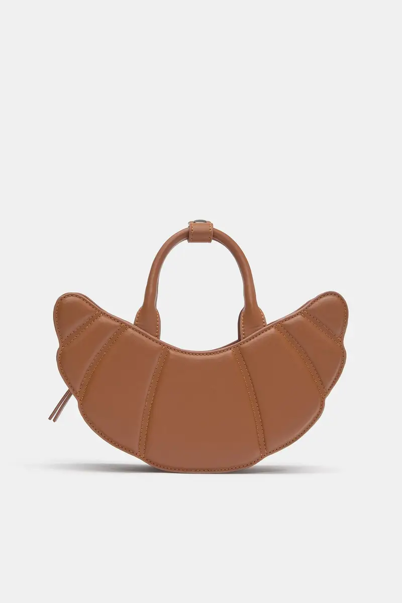 Borsa Croissant Marrone miniatura 2