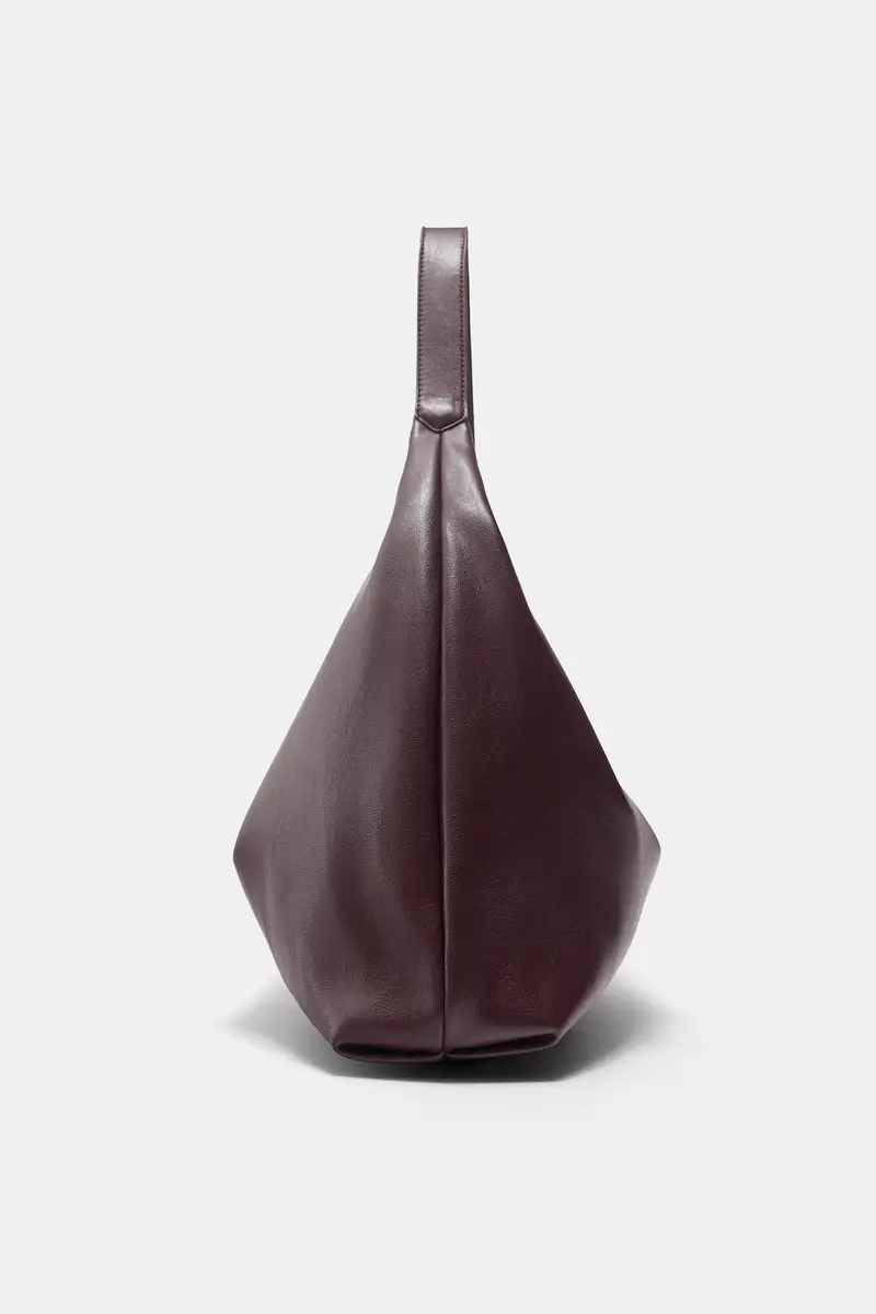 Borsa Shopper Bordeaux miniatura 3