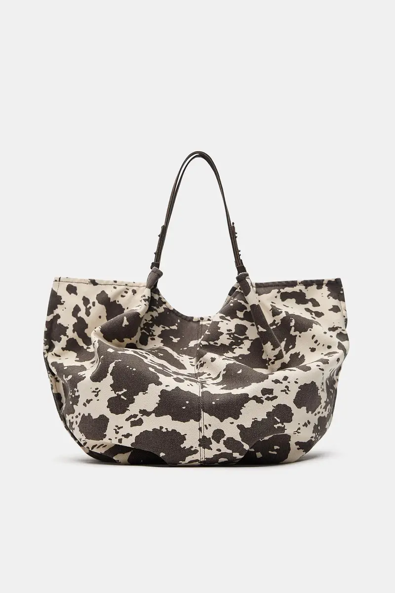 Borsa Shopper Mucca Abbinato miniatura 2