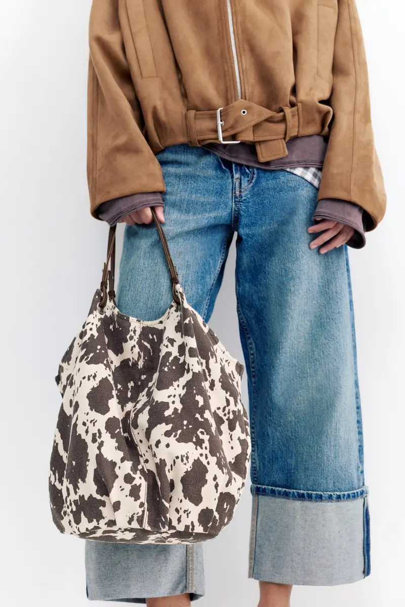 Borsa Shopper Mucca Abbinato