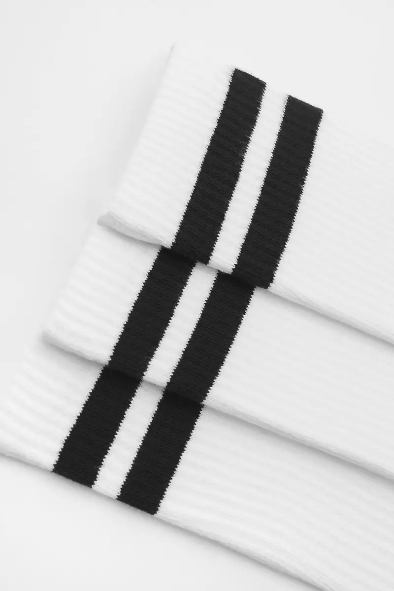 Calzini Bianchi Sportivi Vari miniatura 3