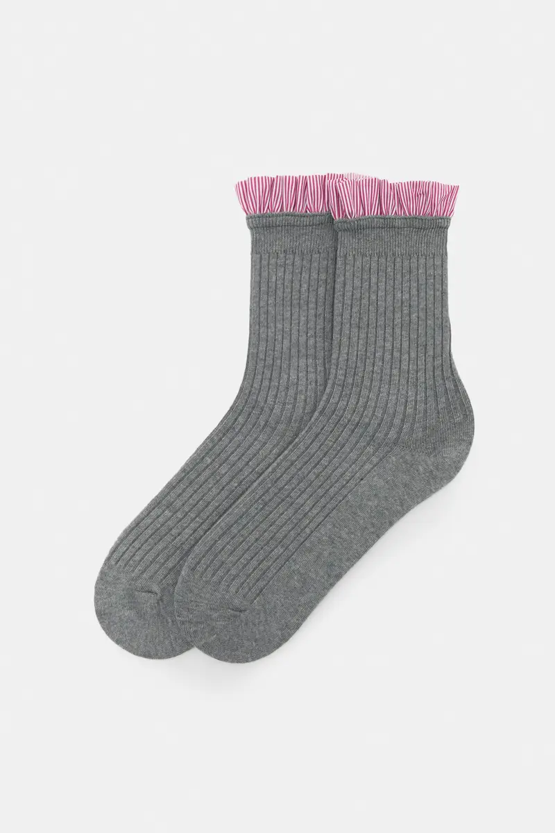 Calzini Combinati Rosso