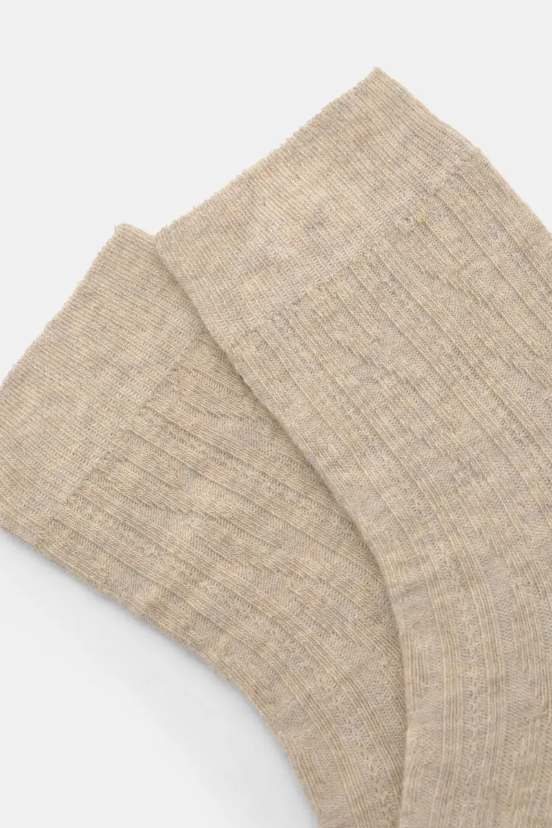 Calzini In Cotone Sabbia miniatura 2