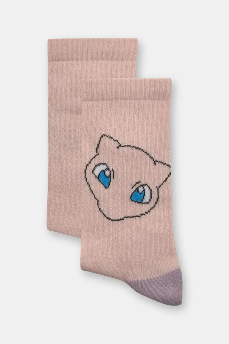 Calzini Pokémon Meowth Rosa pastello miniatura 3