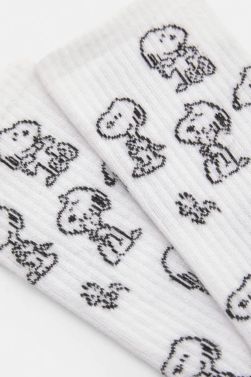 Calzini Sportivi Peanuts Bianco miniatura 2