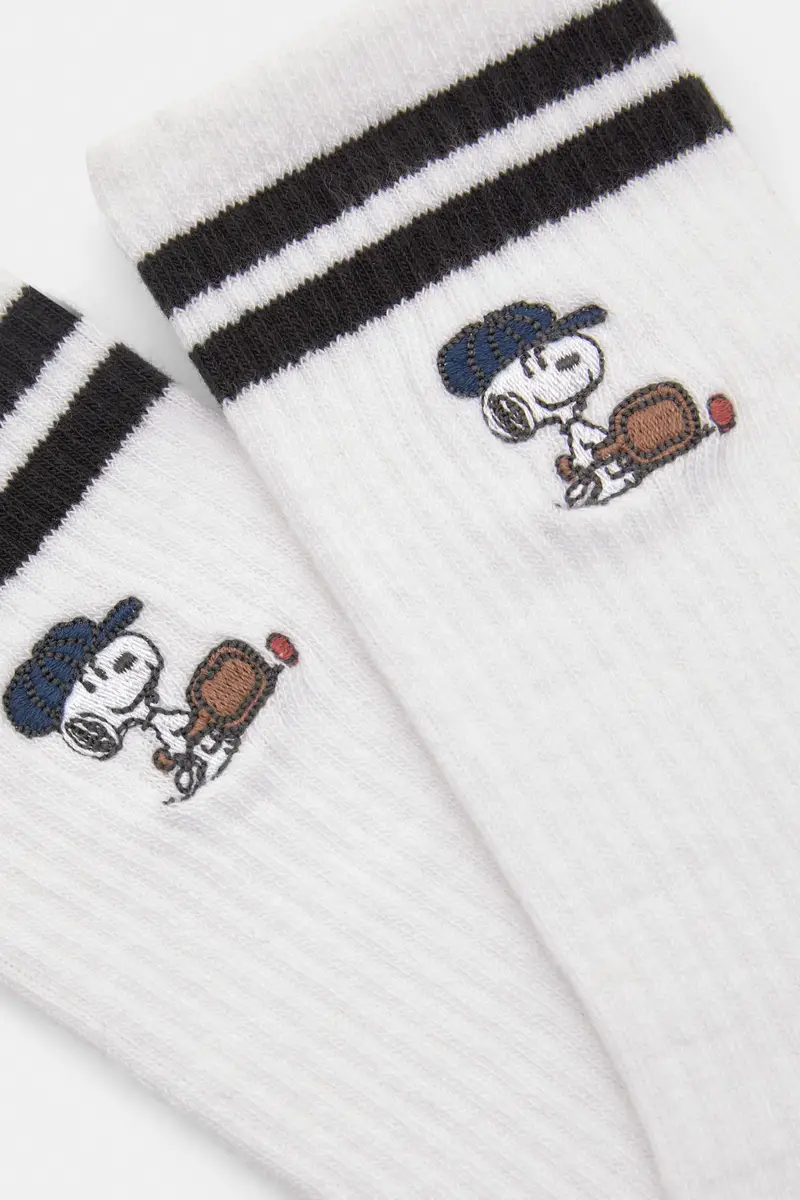 Calzini Sportivi Peanuts Bianco miniatura 2