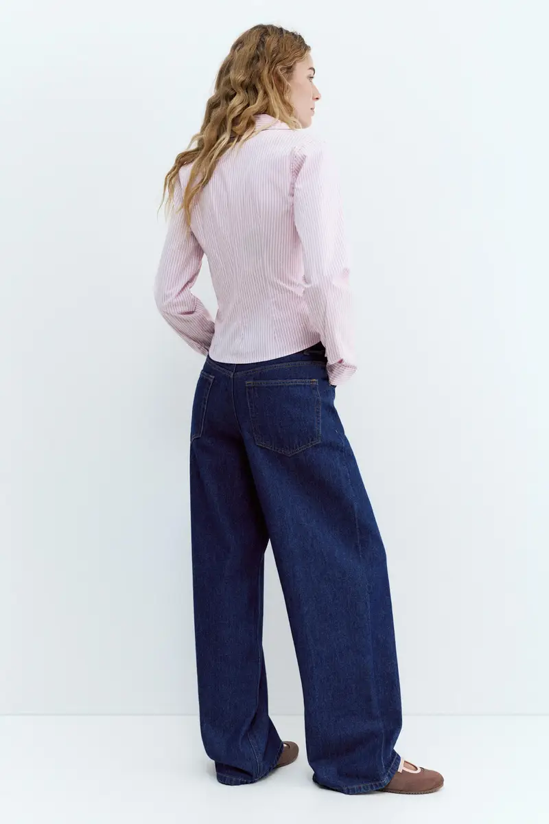 Camicia Sartoriale Con Pinces Rosa chiaro miniatura 2