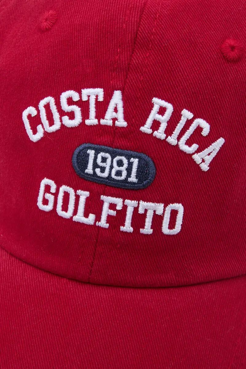 Cappellino Costa Rica Golfito Rosso miniatura 3